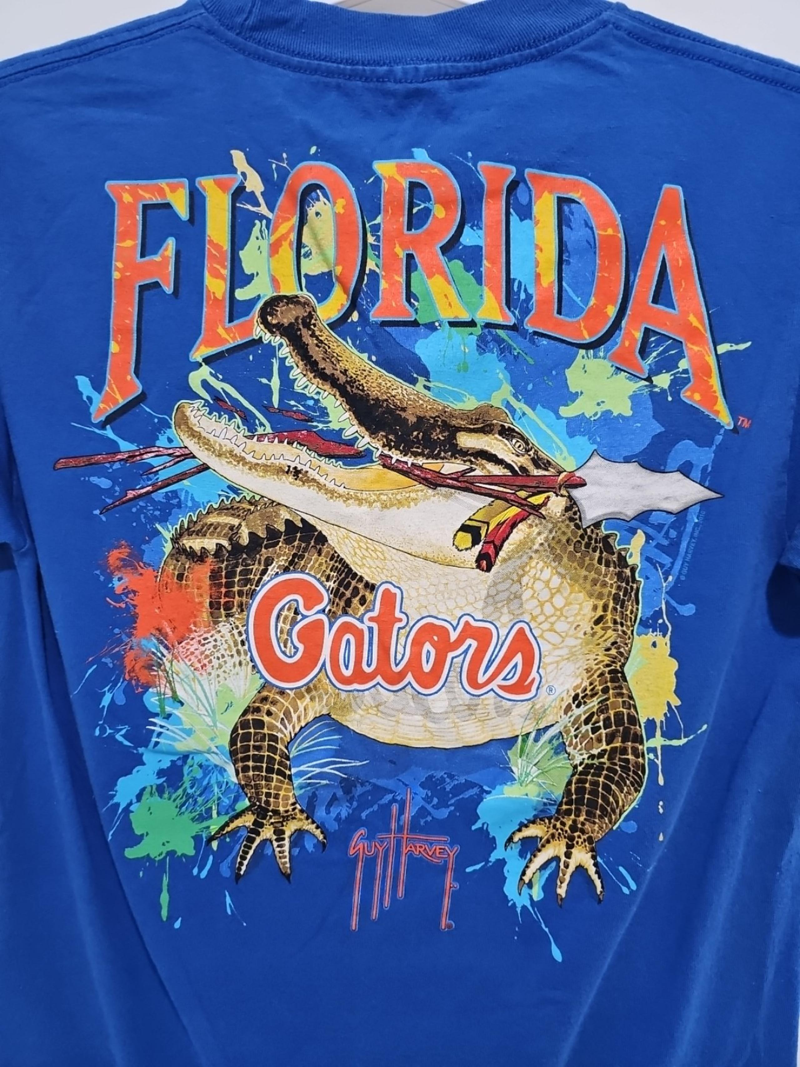 Guy Harvey X University Of Florida Gators Men's Blue T-shirt Size S