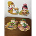 Vintage 1978 Beistle Lot 4 Thanksgiving Decorations Pilgrim 12 Die-cut Decor