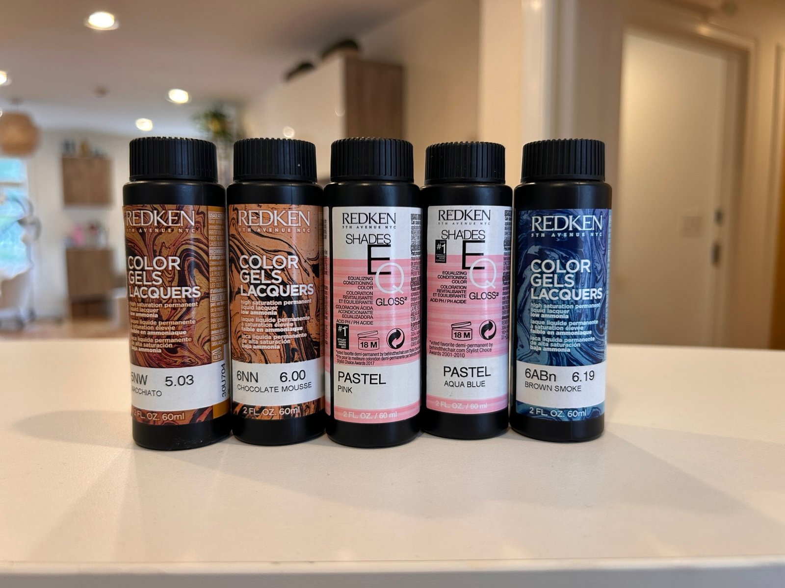 Redken hair color gel lacquers and shades eq