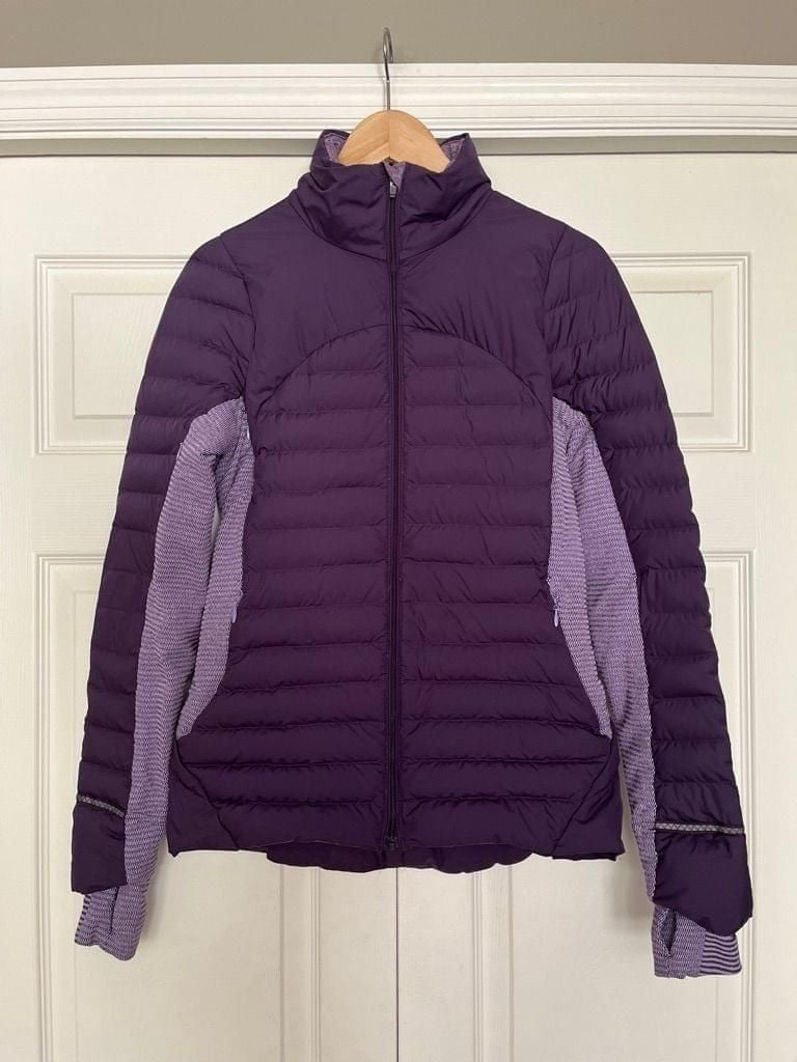 {Lululemon} Fluff Off Down Jacket in Deep Zinfandel - Womens 6
