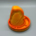 McKee Style Candy Corn Bittersweet Bottoms Up Shot Glass With Coaster By Rosso