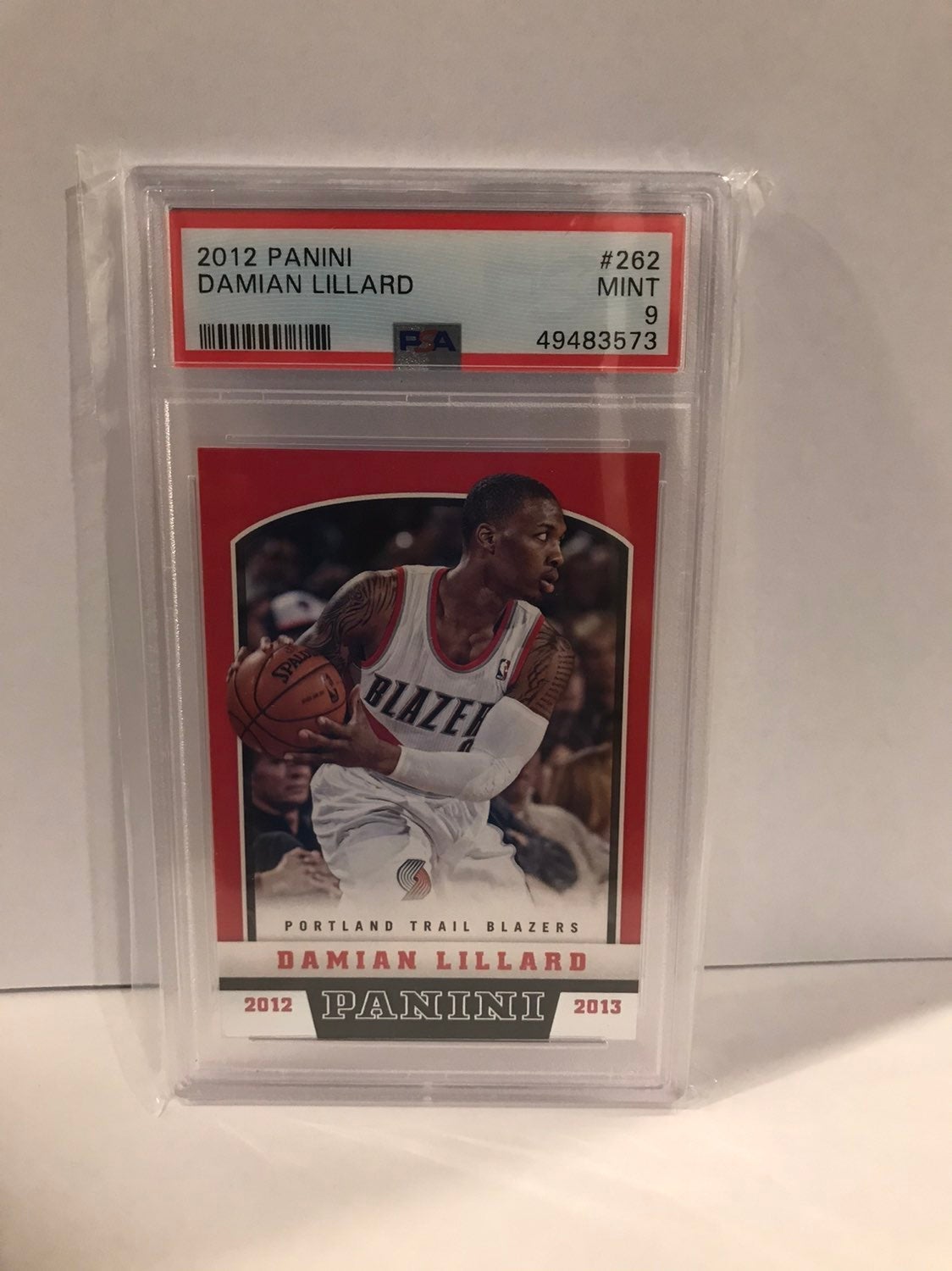 Damian Lillard rookie card psa 9