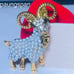 Handmade Brooch 925 fashion all Diamond White Pearl lovely lamb