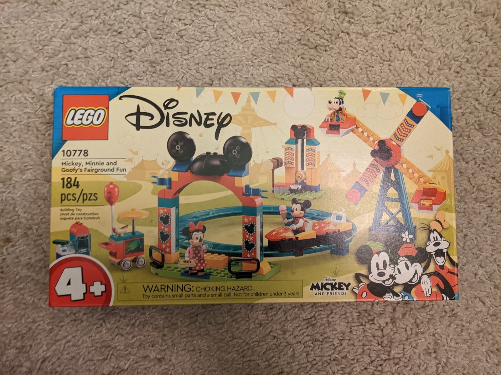 LEGO Disney Mickey, Minnie and Goofy's Fairground Fun 10778 retired