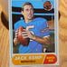 3 1968 topps football jack Kemp cards buffalo bills no creases