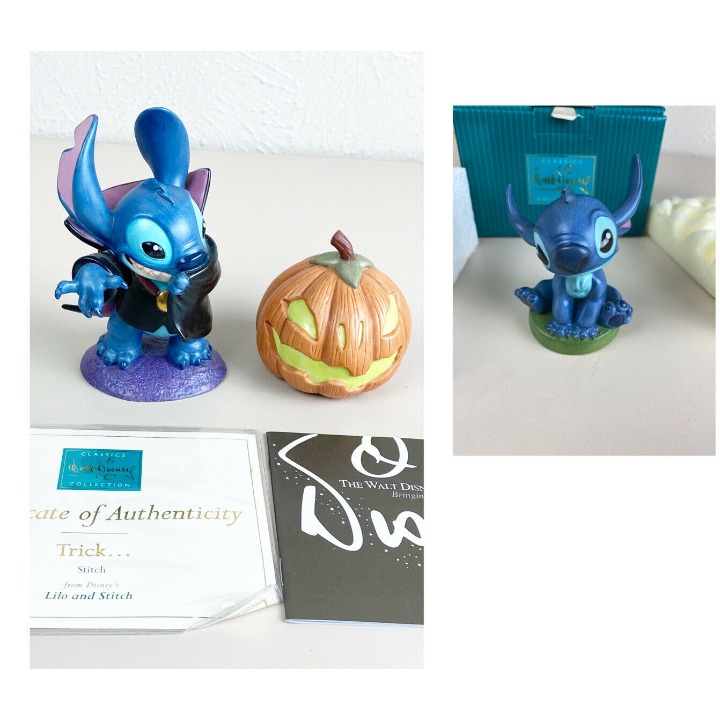 Walt Disney Classics Collection Stitch Figures ( Perplexed Pupil & Trick) New!