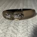 Alexis Bittar, dark smoke Lucite crystal bangle