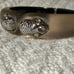 Alexis Bittar, dark smoke Lucite crystal bangle
