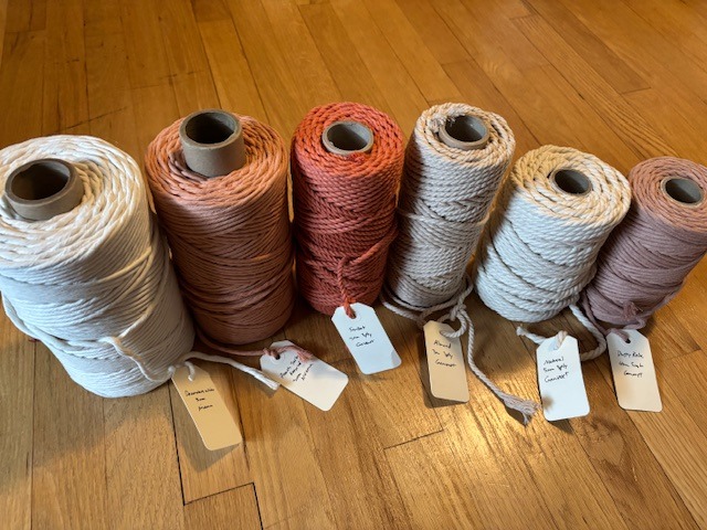 Macrame Cord Assortment Used
