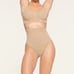 Skims Core Control Thong in Clay Size L