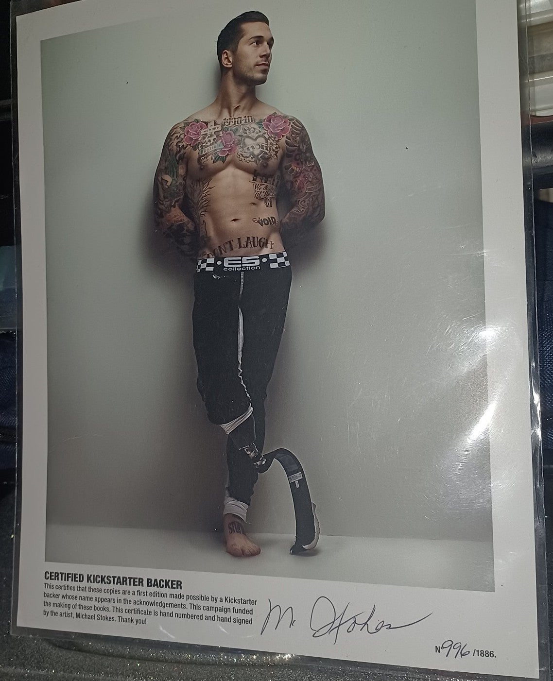 Michael stokes signed and numbered veteran photography