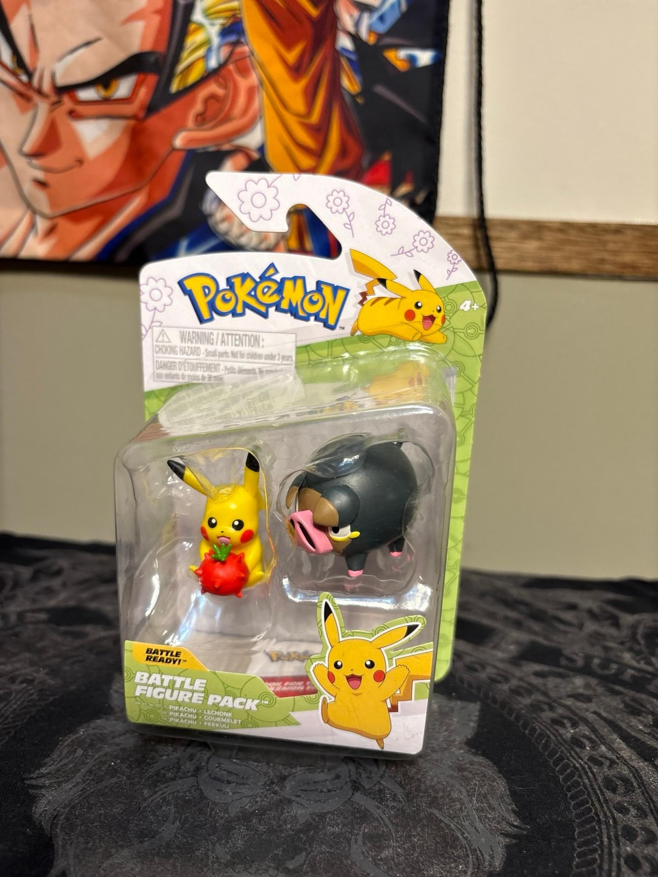 Pokemon Battle Figure Pack Pikachu & Lechonk Sealed 2024 Jazwares
