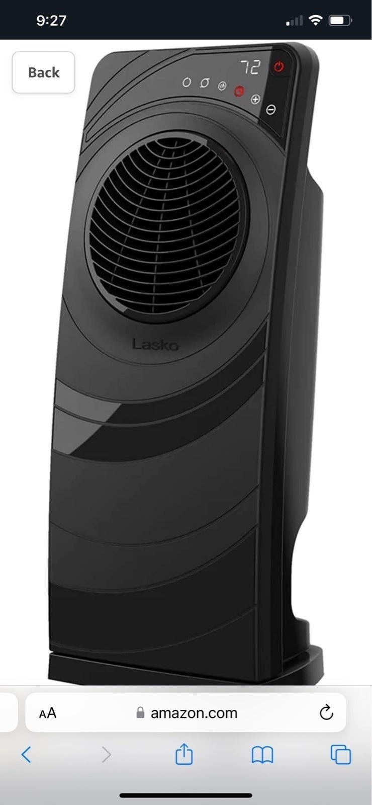 LASKO 360 DEGREE ROTATION HEATER