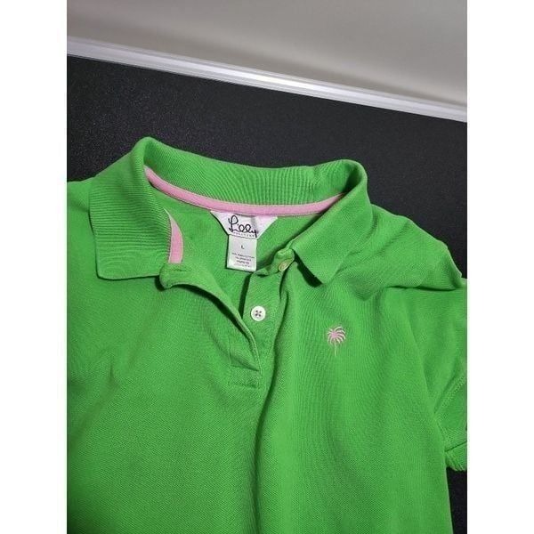Lilly Pulitzer Polo Style Shirt Girls L