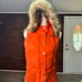 Vintage Hollister Co Puffer Vest Faux Fur Hood