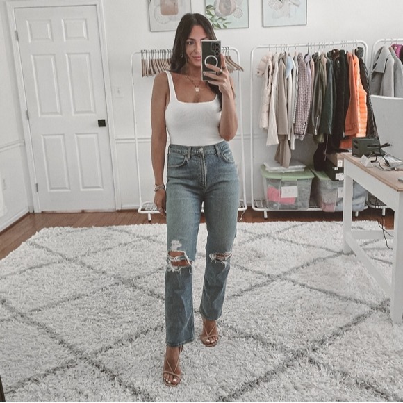 Agolde straight leg jeans