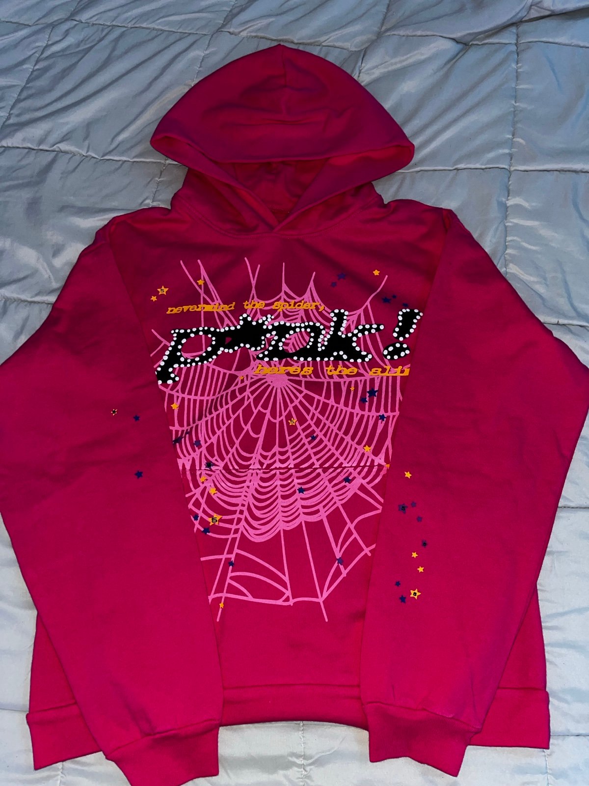 Pink Spider Worldwide hoodie