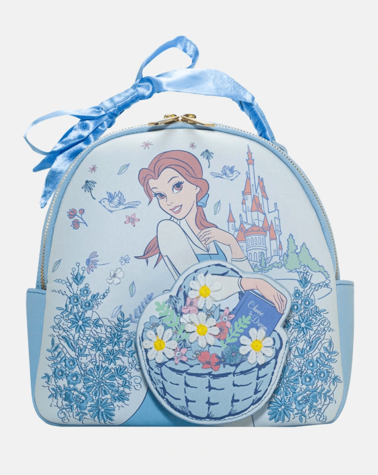 Danielle Nicole Disney Beauty & The Beast Belle Basket Anniversary Backpack