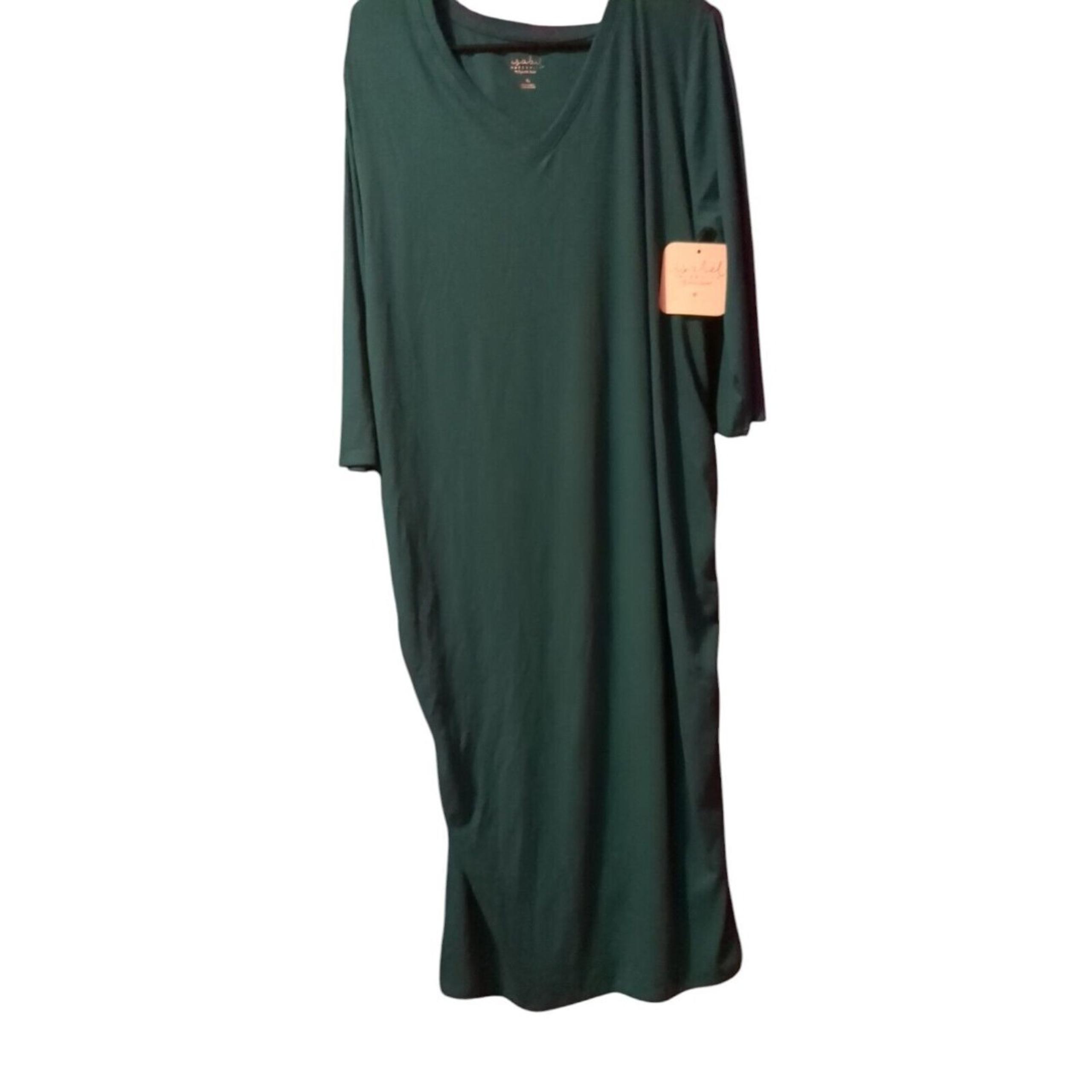 Isabel Maternity by Ingrid & Isabel Size XL Dark  Green T-Shirt Dress