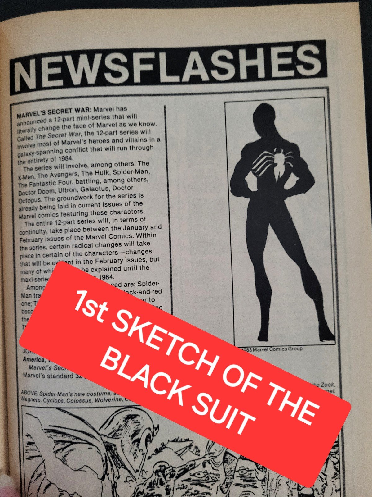 Amazing Heros #35 Black costume Spider-Man