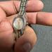 Citizen Eco Drive Ladies Cocktail Watch Mother Of Pearl Crystal Accents Working