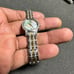 Citizen Eco Drive Ladies Cocktail Watch Mother Of Pearl Crystal Accents Working