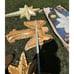 Christmas Empire Hanging Blow Mold Nativity Angel Light & 2 Stars 1 W Box 39”