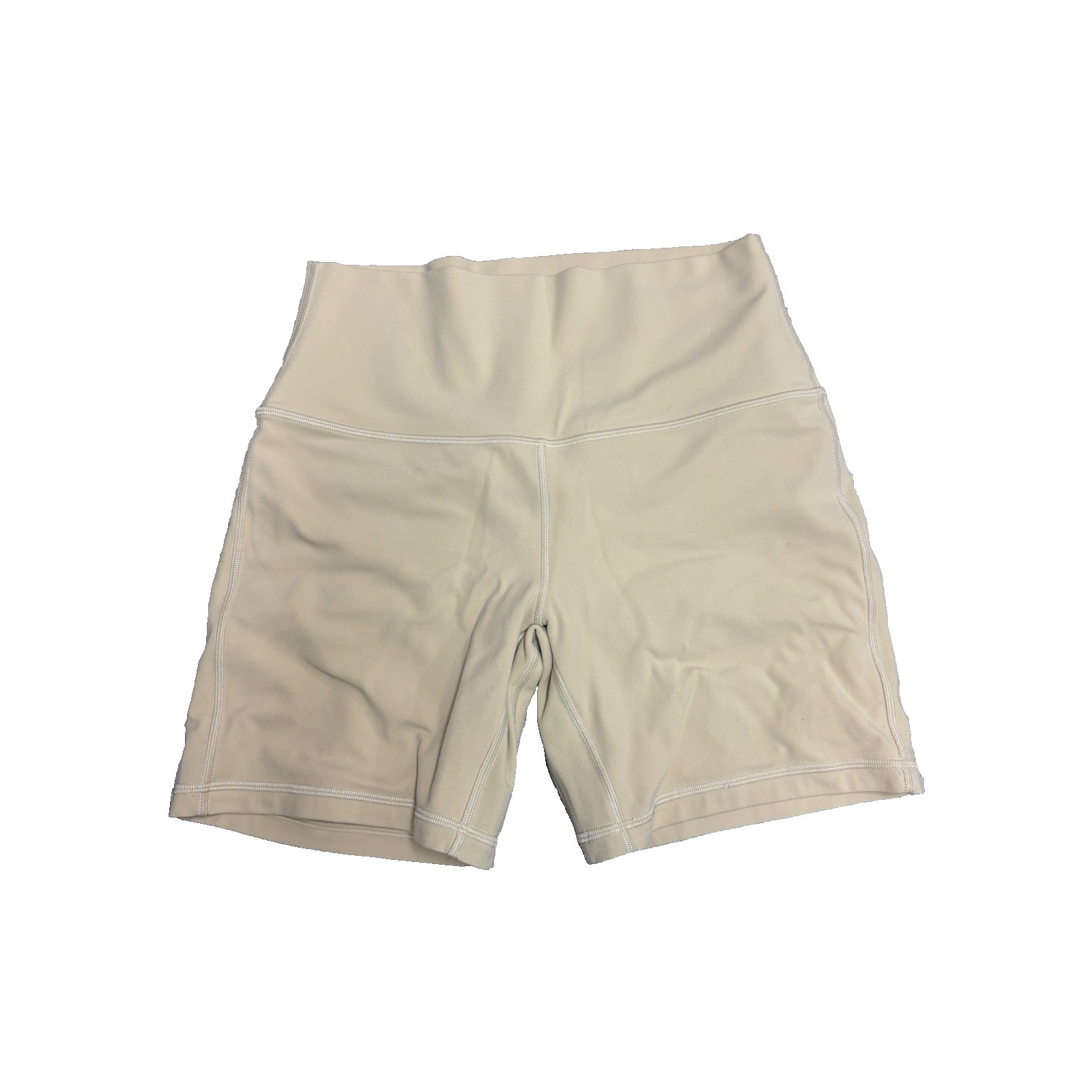 Lululemon Align High-Rise Shorts Womens Size 8 Butter Cream 6" Inseam Spandex