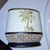 Full Shower Curtain set, PLUS brown metal curtain rings.