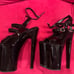 Pleaser Black 8 inch Heels Size 7…