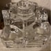 Partylite Crystal Castle Tealight Holder