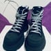 Alexander McQueen Black & Silver Tread Slick Sneaker Boots