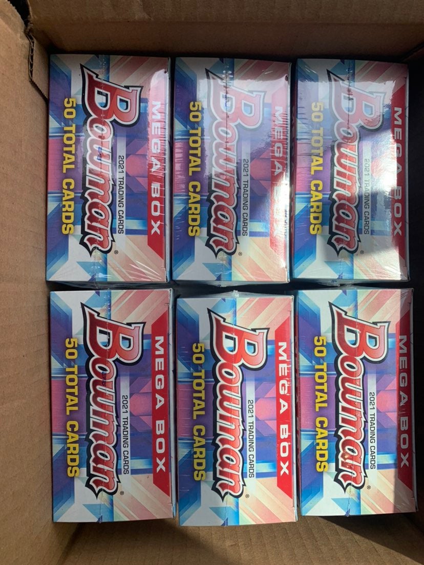 2021 Topps MLB Bowman MEGA Box Lot Of 6