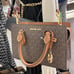 Michael Kors Small Sheila Satchel Crossbody Bag Brown NWT