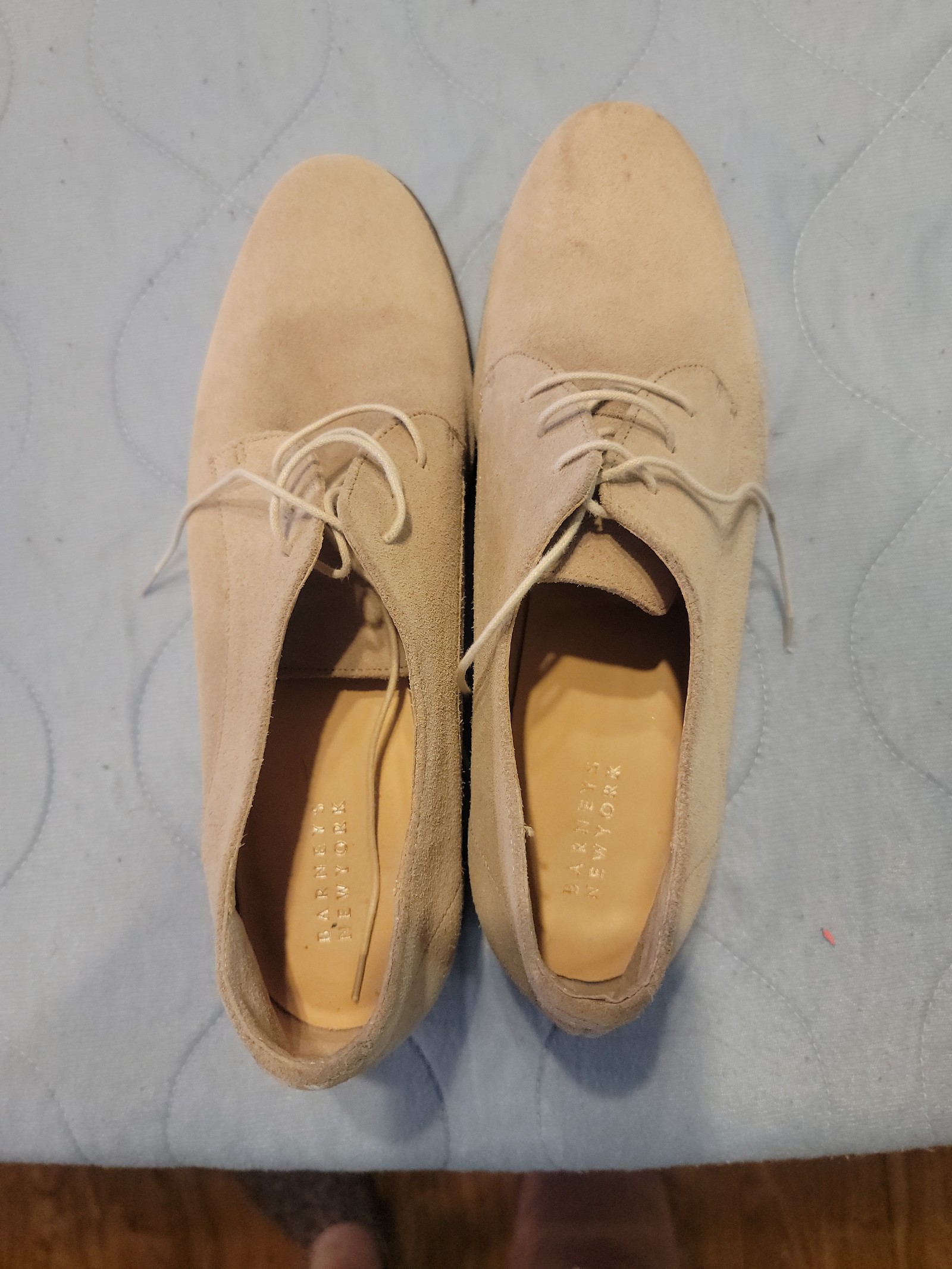 Barneys New York Suede Oxford
