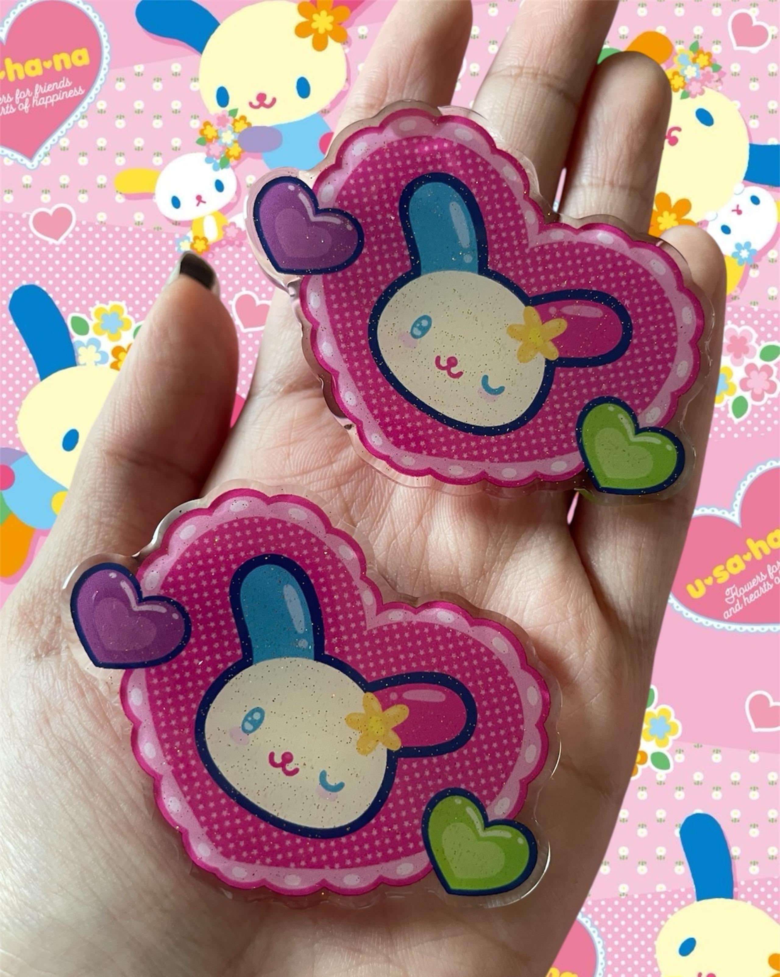 **LAST PAIR** Usahana hair/bag clips