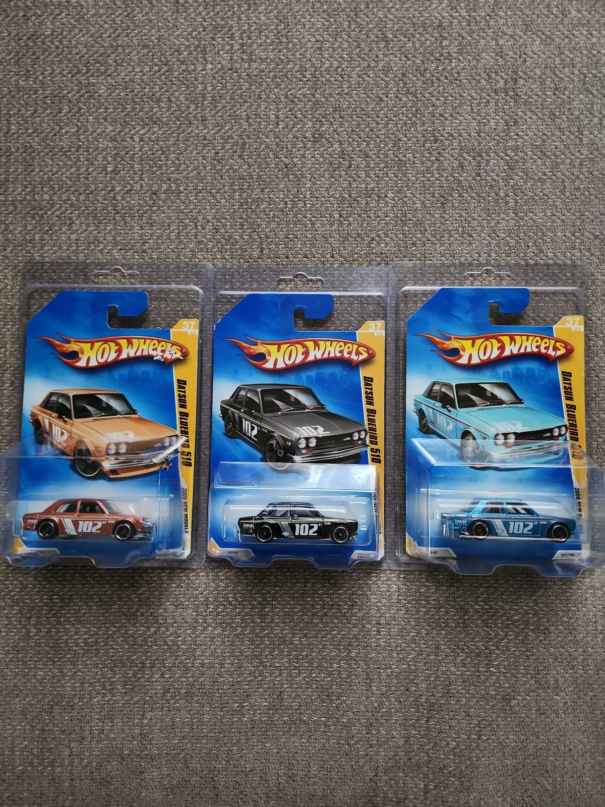 Hot Wheels - Lot Of 3, 2009 - Datsun Bluebird 510