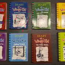 Diary of A Wimpy Kid Books 1 - 8
