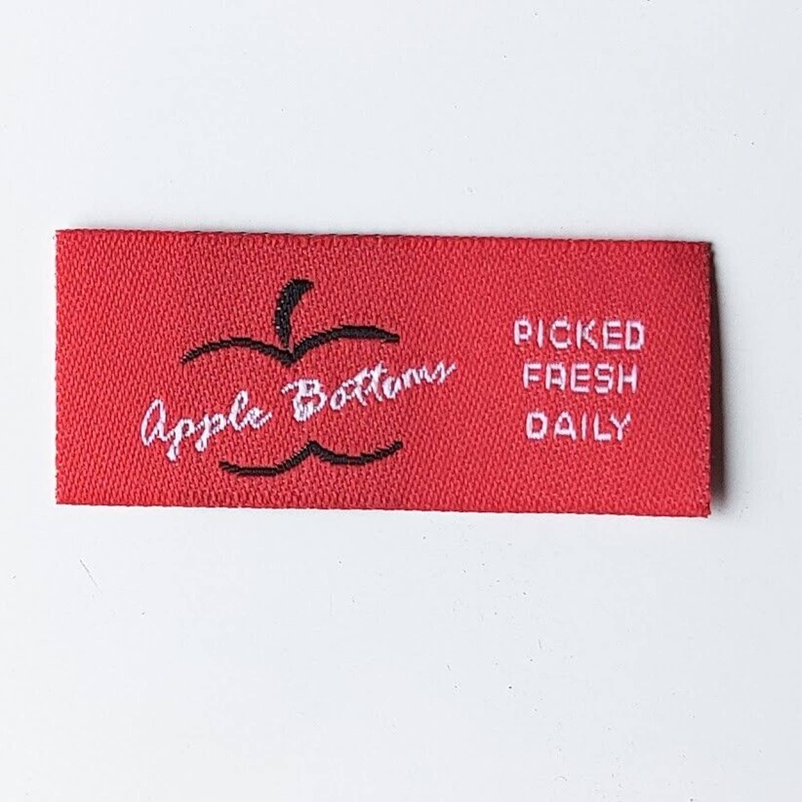 50x Apple Bottom Jeans TAG LABEL ONLY deadstock vintage unsewn patch y2k 2000s