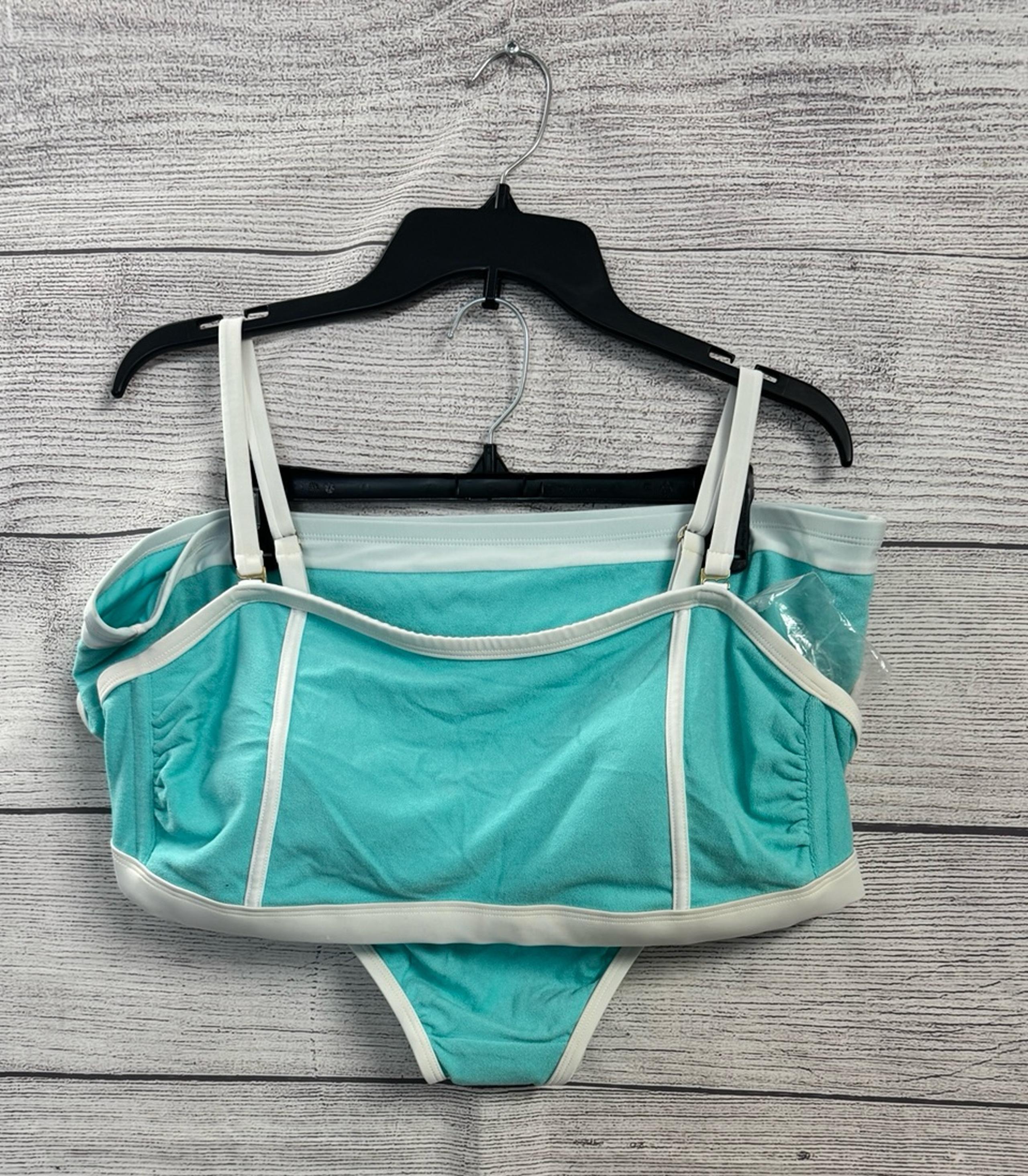 Kona Sol Turquoise Bikini Women Size 2X