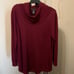 Nwt 1x cashmere blend maroon sweater