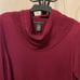 Nwt 1x cashmere blend maroon sweater