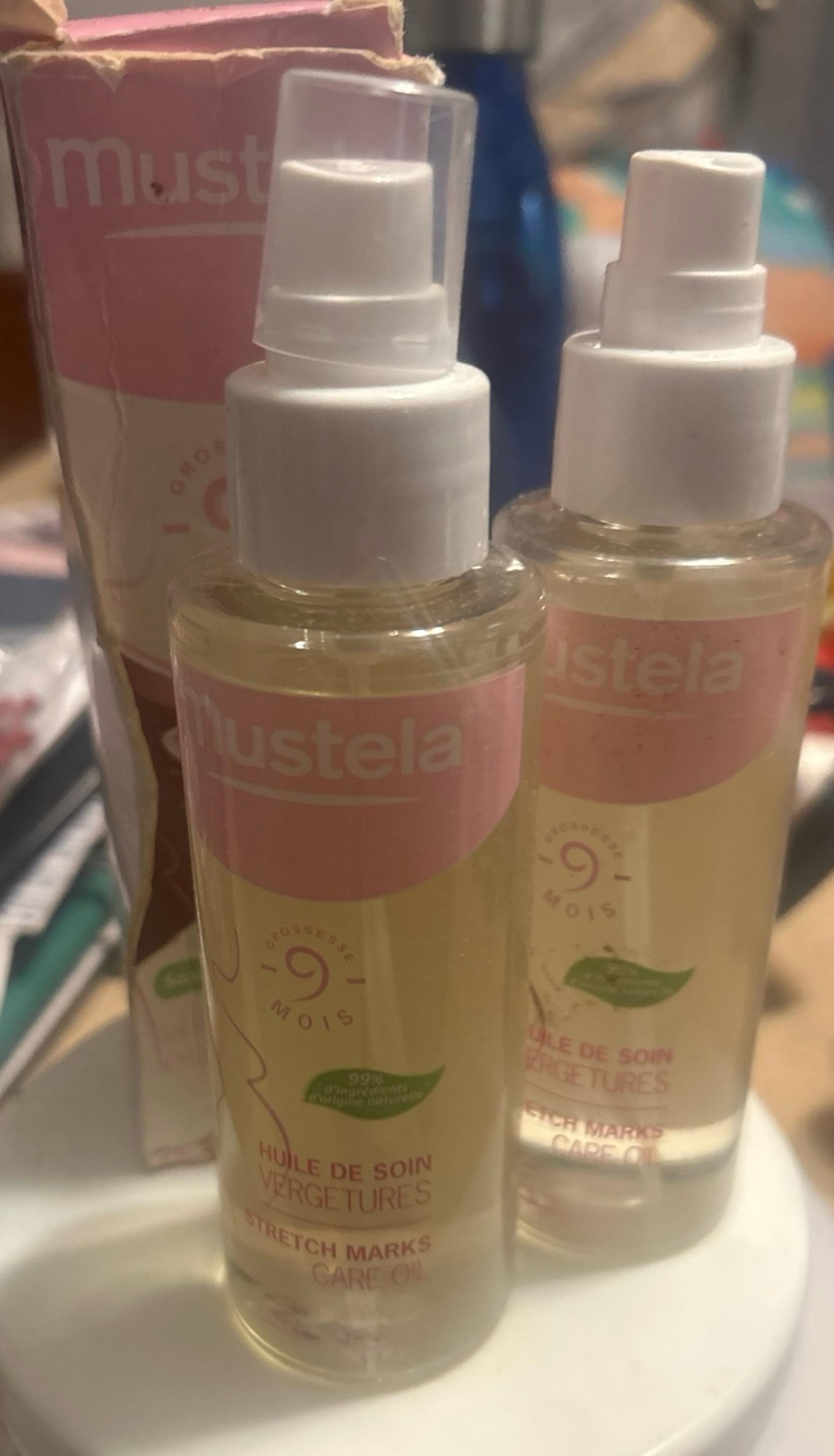 Mustela Stretch Mark care oil bundle 3 bottles for price of one