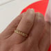 14k Ring yellow gold diamond