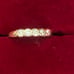 14k Ring yellow gold diamond