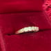 14k Ring yellow gold diamond