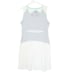 Athleta Bob & Weave Tennis Dress S White Gray Back Zip Pocket Athleisure