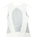 Athleta Bob & Weave Tennis Dress S White Gray Back Zip Pocket Athleisure