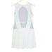 Athleta Bob & Weave Tennis Dress S White Gray Back Zip Pocket Athleisure