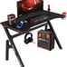 Gaming Desk Computer Desk 47 Inch Home Office Desk Extra Large Modern Ergonomic